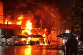 Hiện trường sự việc. (Nguồn: VOV)
