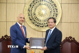 Ông Bader Almatrooshi, Đại sứ UAE tại Việt Nam, đánh giá cao lợi thế của Tây Ninh về cảnh quan và môi trường đầu tư. (Ảnh: Giang Phương/TTXVN)