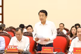 Đồng chí Nguyễn Thanh Bình, Chủ tịch UBND tỉnh Ninh Bình. (Ảnh: Đức Phương/TTXVN)