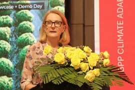 Bà Sarah Hooper, Tổng Lãnh sự Australia tại thành phố Hồ Chí Minh, phát biểu. (Ảnh: Nguyễn Hằng/TTXVN)