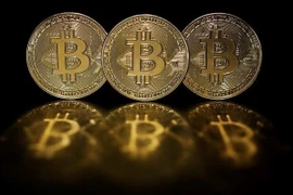 Hình ảnh minh họa đồng tiền điện tử Bitcoin. (Ảnh: REUTERS/TTXVN)