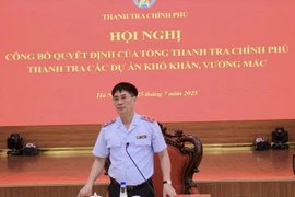Thanh tra Chính phủ công bố quyết định thanh tra 2 dự án tại Bộ Văn hóa, Thể thao và Du lịch.