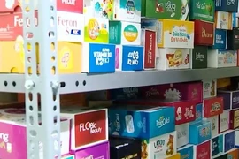 Công ty Herbitech đã sản xuất các sản phẩm giả, không có thành phần, hàm lượng theo tiêu chuẩn công bố - (Ảnh: VTV)