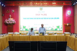 Ủy viên Trung ương Đảng, Thứ trưởng Bộ Tư pháp Phan Chí Hiếu chủ trì hội nghị.(Nguồn: BTP)