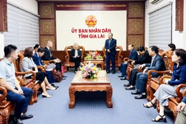 Quang cảnh buổi lễ. (Nguồn: CTT)