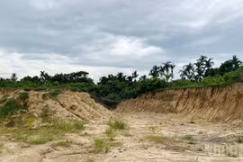 Địa điểm triển khai Dự án trạm biến áp 110kV và đầu nối ở xã Tiên Phước, thành phố Đà Nẵng.(Nguồn: Nhân dân)