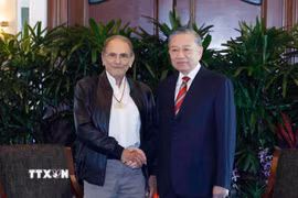 Tổng Bí thư, Chủ tịch nước Tô Lâm gặp Tổng thống Timor-Leste Jose Ramos-Horta. (Ảnh: Thống Nhất /TTXVN)