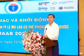 Giáo sư, Tiến sỹ Trần Văn Thuấn – Thứ trưởng Bộ Y tế, Chủ tịch Hội đồng Y khoa Quốc gia phát biểu.