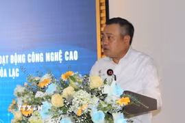 Chủ tịch Ủy ban nhân dân thành phố Hà Nội Trần Sỹ Thanh. (Ảnh: Nguyễn Thắng/TTXVN)