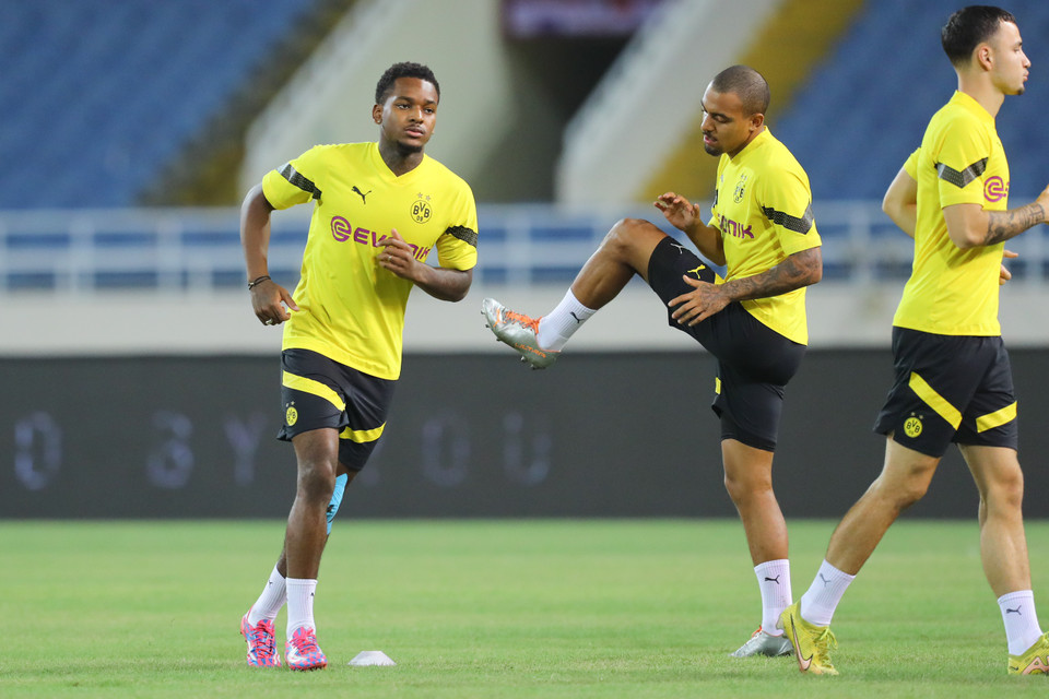 Câu lạc bộ Borussia Dortmund sẽ đá giao hữu với đội tuyển Việt Nam vào lúc 19 giờ ngày mai (30/11) trên sân Mỹ Đình. (Ảnh: PV/Vietnam+)