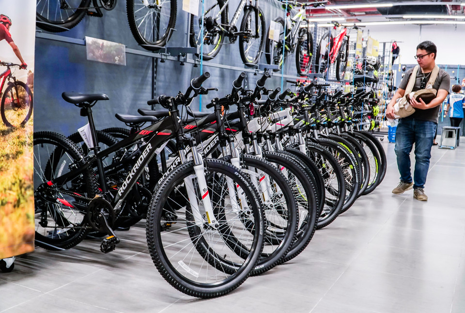 Các thiết kế của Decathlon đều được thử nghiệm nhằm đảm bảo tính an toàn và độ thoải mái tối đa của sản phẩm. (Ảnh: Minh Hiếu/Vietnam+)