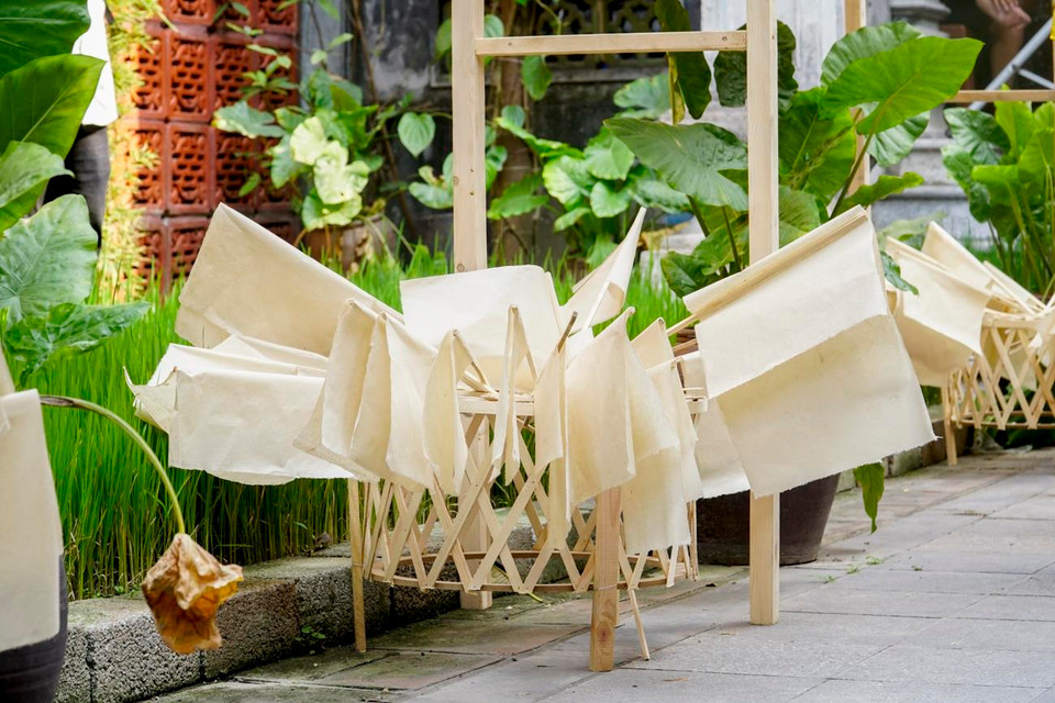 Vào ngày 4/5 tới đây, công chúng yêu thích văn hóa truyền thống có thể tham dự buổi tọa đàm về giấy dó Việt Nam. (Vietnam+)