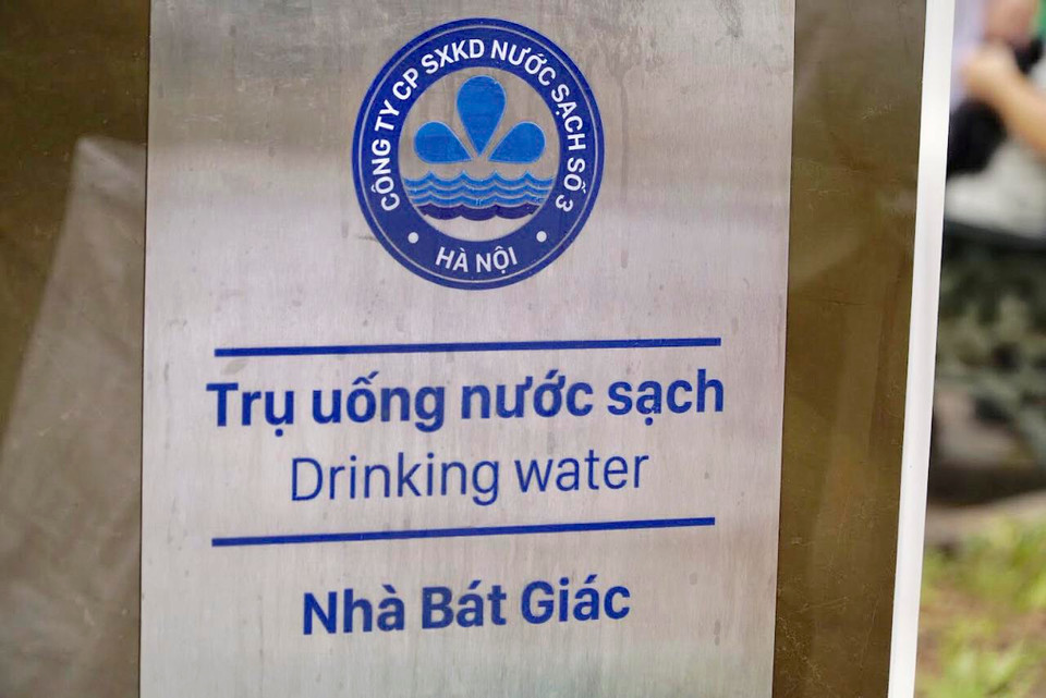 Hy vọng rằng mô hình này sẽ thành công và được nhân rộng để cung cấp nước sạch cho người dân toàn TP Hà Nội. (Ảnh: PV/Vietnam+)