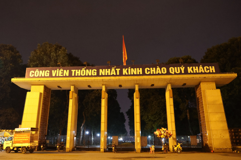 Công viên Thống Nhất. (Ảnh: Hoài Nam/Vietnam+)