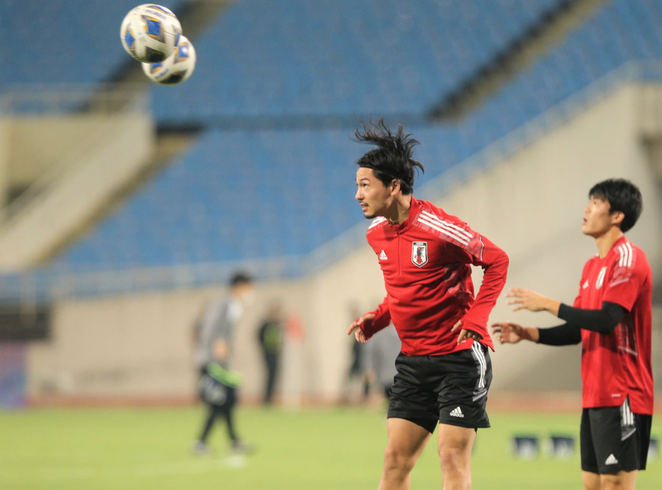 Minamino nhiều khả năng đá chính trước Việt Nam, sẽ khiến hàng phòng ngự của Quế Ngọc Hải và đồng đội rất vất vả. (Ảnh: PV/Vietnam+)