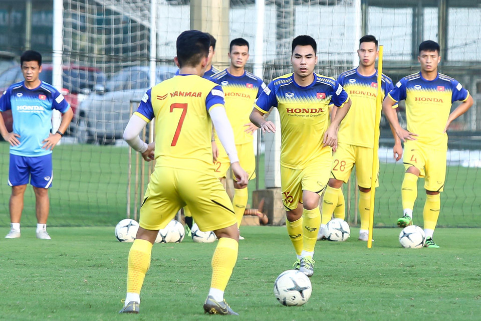 Phát biểu trước báo chí, ông Park từng cho biết sẽ có những thay đổi nhất định ở tuyển Việt Nam để tránh bị đối thủ "bắt bài". (Ảnh: Nguyên An)