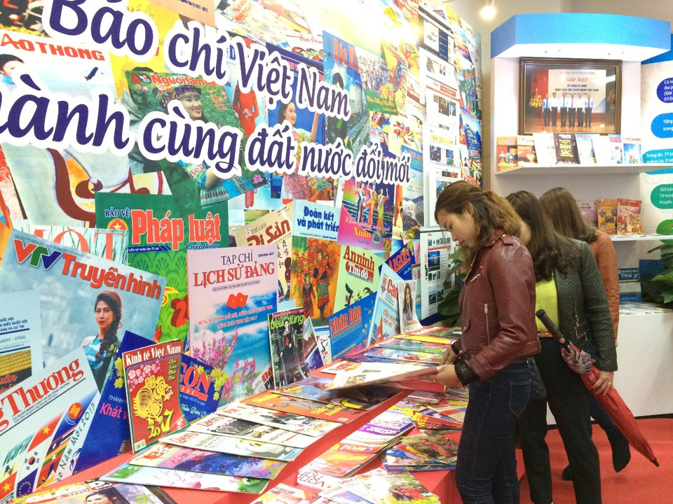 Gần 500 cơ quan báo chí tham gia Hội báo toàn quốc 2017. (Ảnh: Thanh Tâm/Vietnam+)