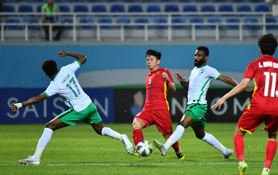 U23 Việt Nam dừng bước tại tứ kết U23 châu Á 2022 sau màn trình diễn thuyết phục tại vòng bảng với trận hòa trước U23 Thái Lan, Hàn Quốc và thắng U23 Malaysia. (Ảnh: VFF)