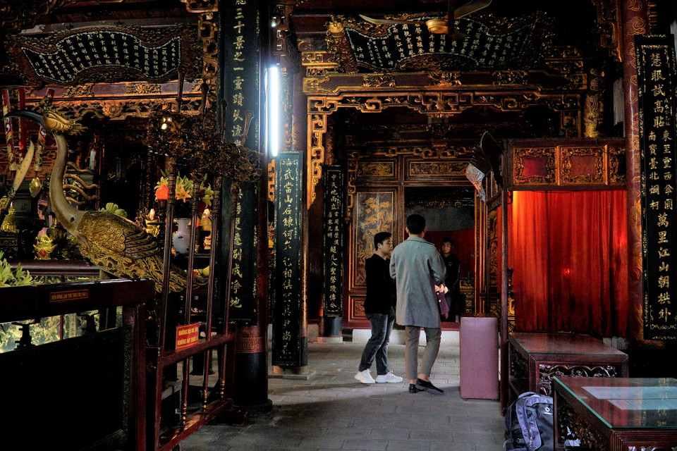 Đền Quán Thánh là một trong những điểm du lịch tâm linh ấn tượng nhất tại Hà Nội. (Ảnh: Vietnam+)