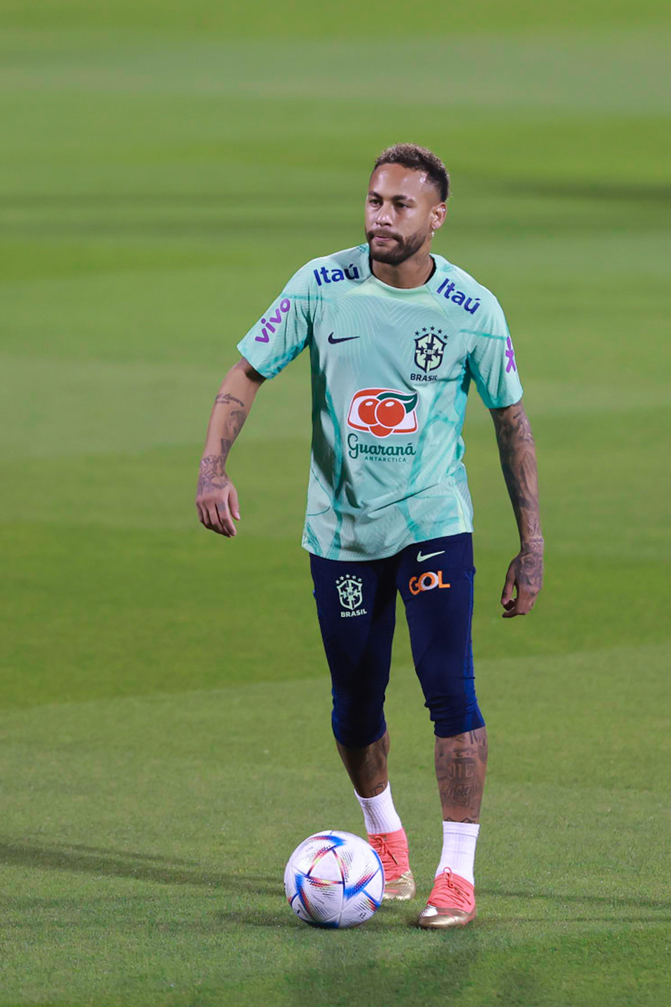 Tiền đạo 30 tuổi đã sẵn sàng thể lực và trạng thái thi đấu tốt tại World Cup 2022 cho mục tiêu chinh phục chiếc cúp vàng. (Ảnh: Hải An/Vietnam+)