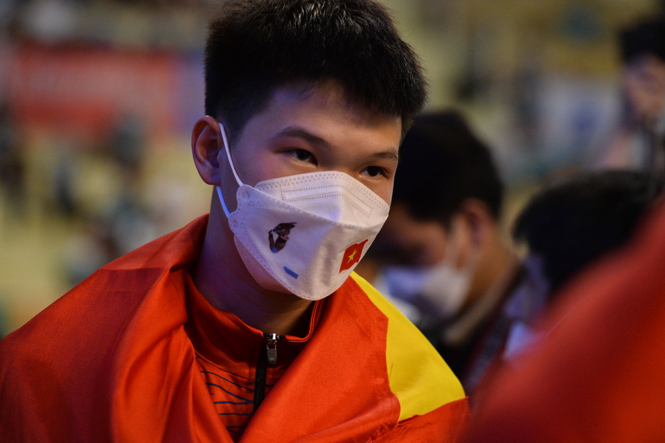 Vận động viên Nguyễn Tùng Dương. (Ảnh: PV/Vietnam+) 