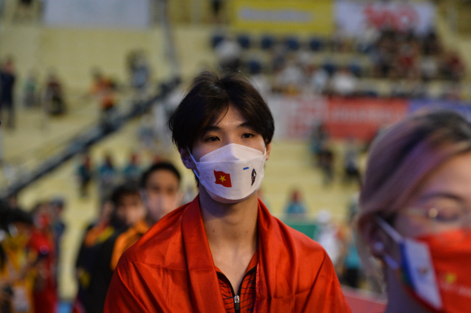 Vận động viên Phương Thế Anh. (Ảnh: PV/Vietnam+)