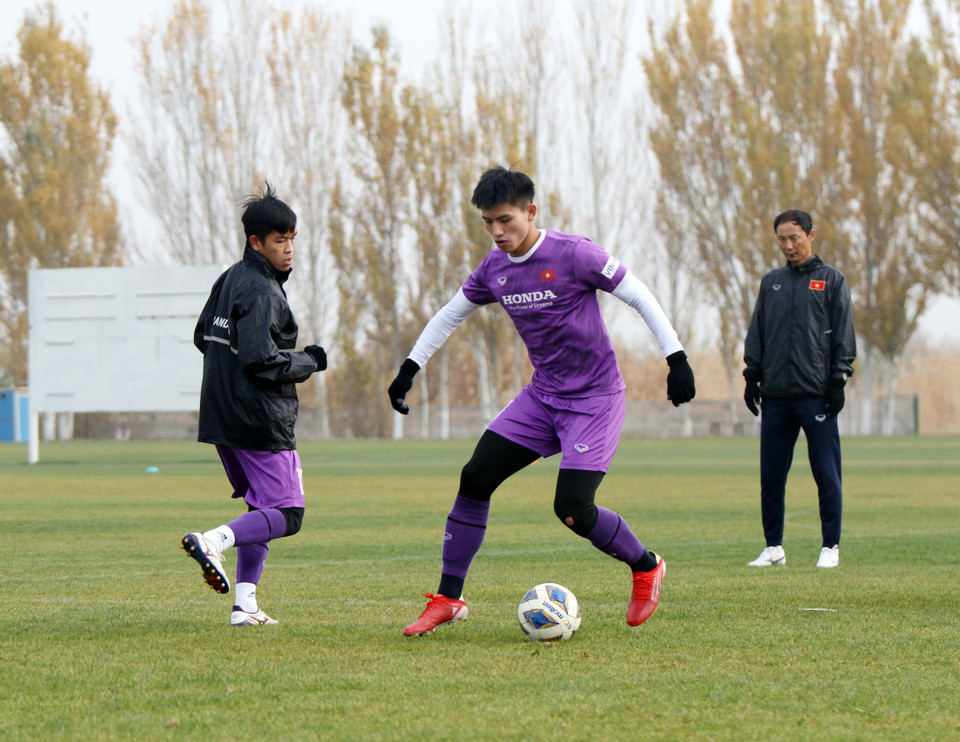 Huấn luyện viên Park Hang-seo tiếp tục sửa chữa những điểm còn hạn chế trong lối chơi của đội tuyển bộc lộ ở trận ra quân gặp U23 Đài Bắc Trung Hoa. (Ảnh: VFF)