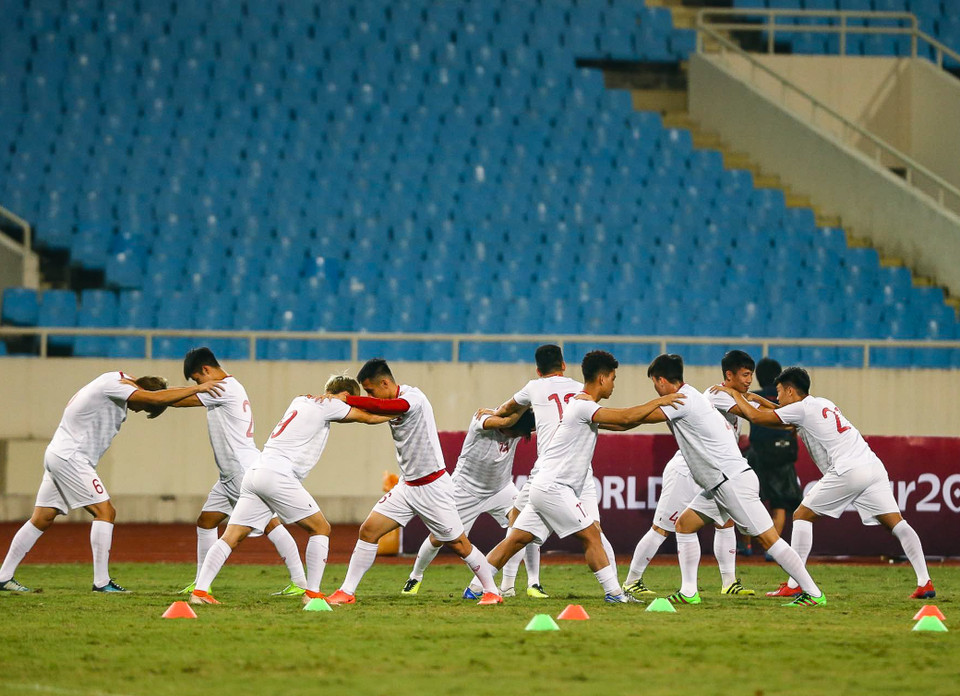 Nếu giành chiến thắng trước UAE ở trận đấu tới, tuyển Việt Nam chắc chắn giữ được vị trí tốt như hiện tại và sáng cửa giành vé đi tiếp. (Ảnh: H.H)