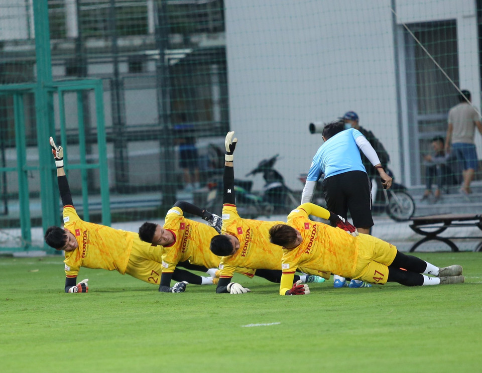 Như nhiều đợt hội quân đã qua, ông Park muốn rà soát, chọn lọc lượng lượng với U22 Việt Nam để hướng tới SEA Games 31. (Ảnh: Hiển Nguyễn/Vietnam+) 