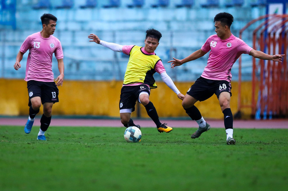 Tiền vệ này đã bình phục chấn thương tới 90% và sẵn sàng trở lại với thể trạng tốt nhất tại vòng loại World Cup 2022 vào cuối tháng Ba. (Ảnh: Nguyên An/Vietnam+)