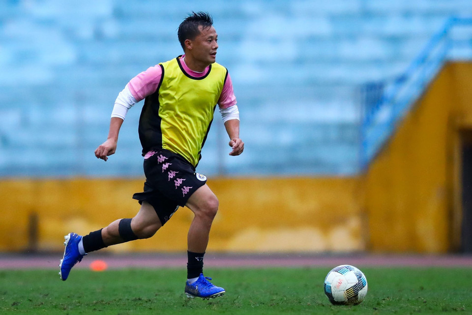 Ngoài Quang Hải, Đình Trọng và Duy Mạnh chấn thương, Hà Nội FC sẽ có đầy đủ lực lượng ở vòng mở màn V-League 2020 để hướng tới 3 điểm đầu tay. (Ảnh: Nguyên An/Vietnam+) 