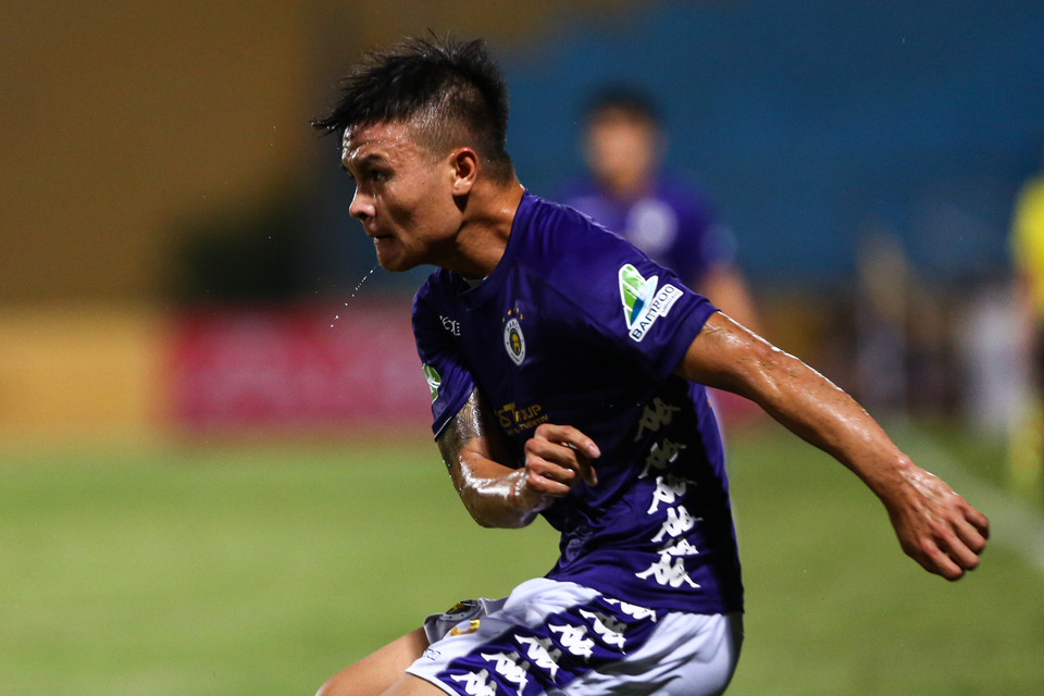 Trước TP.HCM, Quang Hải chơi bền bỉ, thể hiện đẳng cấp của bản thân để tạo nên khác biệt. (Ảnh: Hiển Nguyễn/Vietnam+)