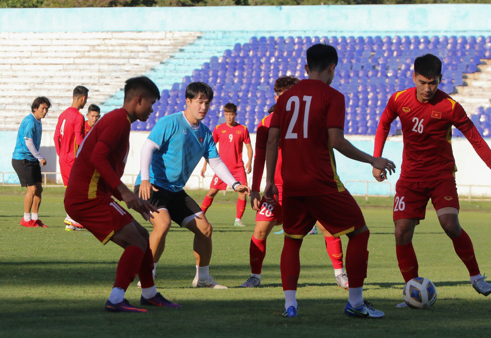 U23 Việt Nam dưới thời tân huấn luyện viên hứa hẹn sẽ chơi tấn công với sơ đồ mới, thay vì chiến thuật cũ được xây dựng bởi huấn luyện viên Park Hang-seo. (Ảnh: VFF)