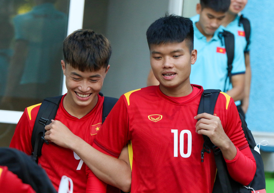 Sau tấm huy chương vàng SEA Games 31, tinh thần và sự tự tin đang trở thành 'vũ khí lợi hại nhất' của U23 Việt Nam tại giải đấu châu lục diễn ra tại Uzbekistan. (Ảnh: VFF)