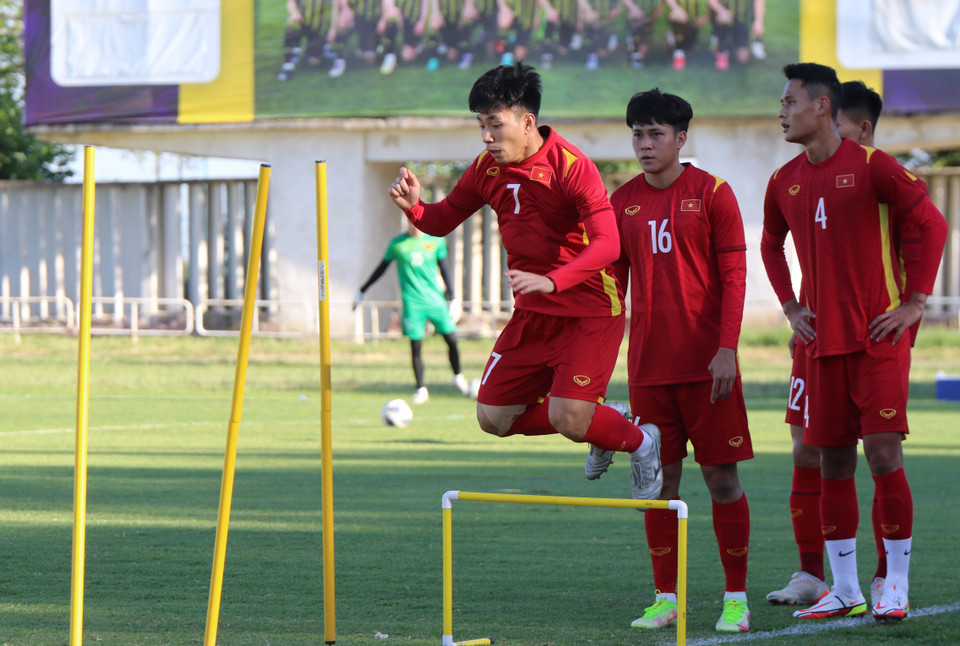 Tại Vòng chung kết U23 châu Á, U23 Việt Nam nằm chung bảng với U23 Thái Lan, Hàn Quốc và Malaysia. (Ảnh: VFF)