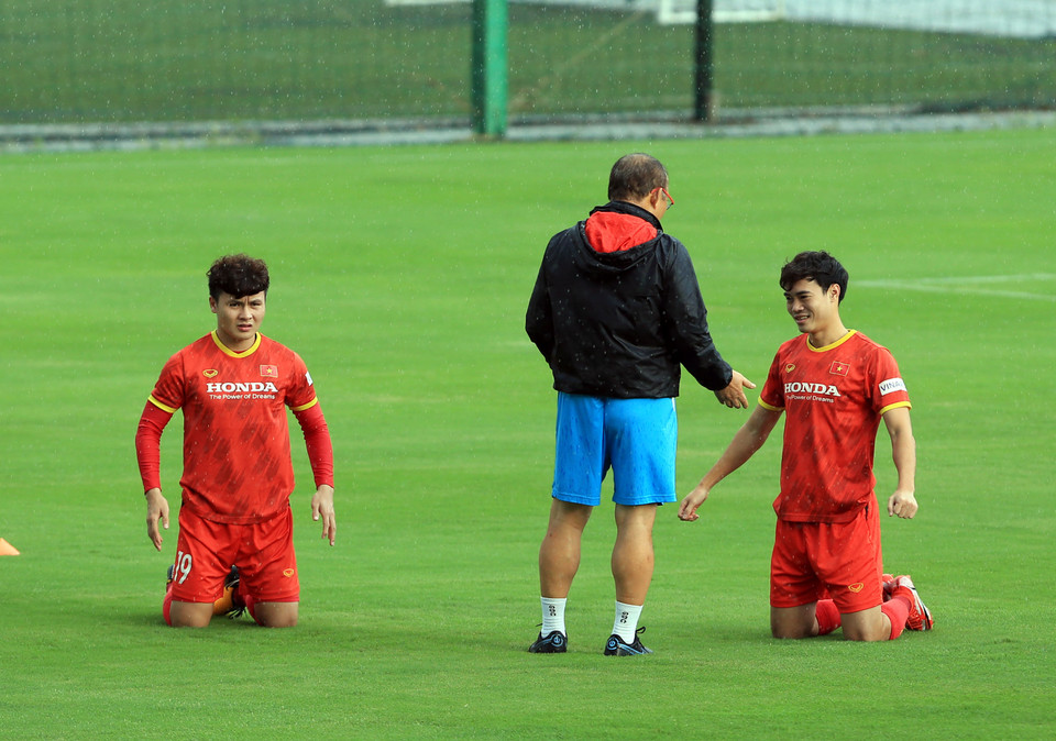 Huấn luyện viên Park Hang-seo đã triệu tập 32 cầu thủ để hướng tới trận đấu với Trung Quốc và Oman tại vòng loại thứ ba World Cup 2022 khu vực châu Á trong tháng 10 sắp tới. (Ảnh: VFF)