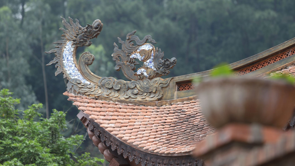 Một số hạng mục, thiết chế đang dần hoàn thiện nhưng Địa Tạng Phi Lai còn được biết đến chính là cảnh quan xung quanh ngôi chùa. (Ảnh: Phan Lâm/Vietnam+)