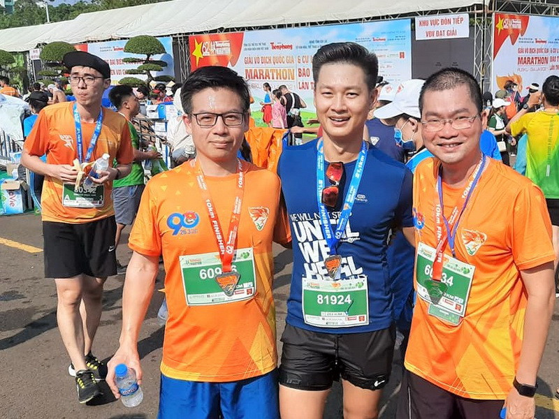 Giải thu hút nhiều "vận động viên" không chuyên.(Ảnh:Vietnam+)