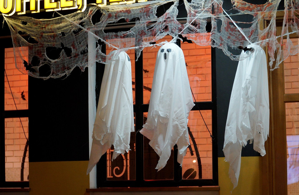 Tên gọi Halloween (hay Hallowe'en) có niên đại từ khoảng năm 1745 và có nguồn gốc từ phương Tây.(Ảnh: Minh Hiếu/Vietnam+)