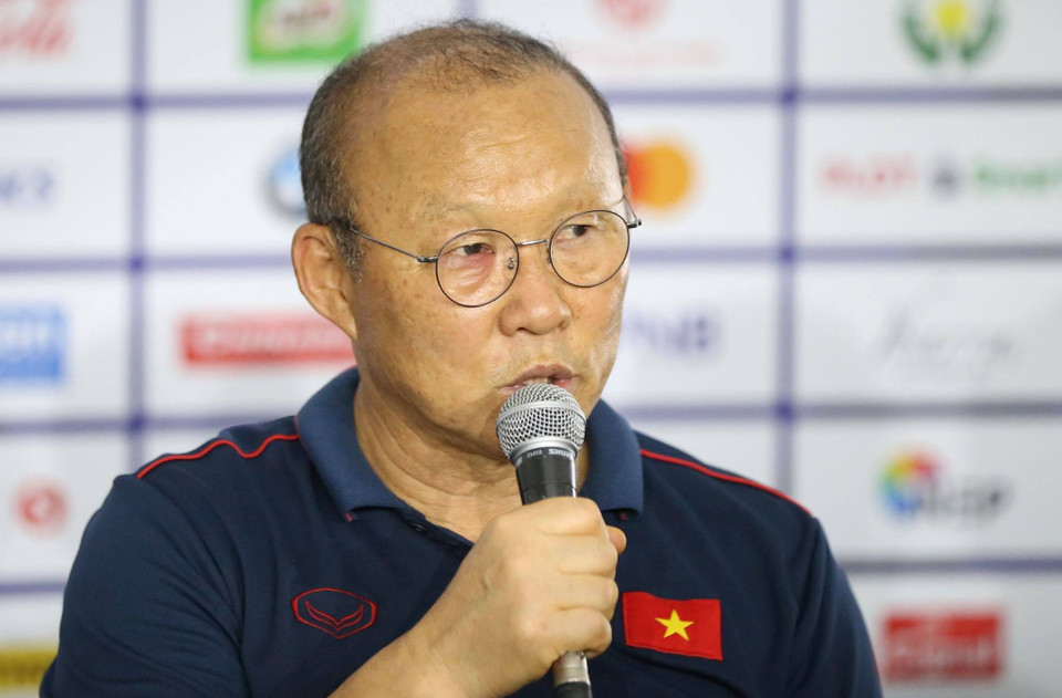 Một số hành động phản ứng của ông Park có thể hiểu được khi muốn bảo vệ học trò và đồi quyền lợi cho tuyển Việt Nam. (Ảnh: Vietnam+)