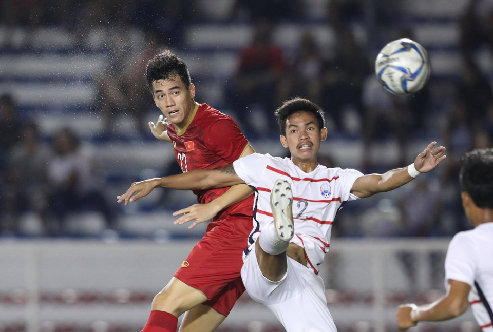 Huấn luyện viên Park Hang-seo vừa giúp U22 Việt Nam vào chung kết SEA Games sau 10 năm và sáng cửa giành huy chương vàng lần đầu tiên trong lịch sử. (Ảnh: Vietnam+)