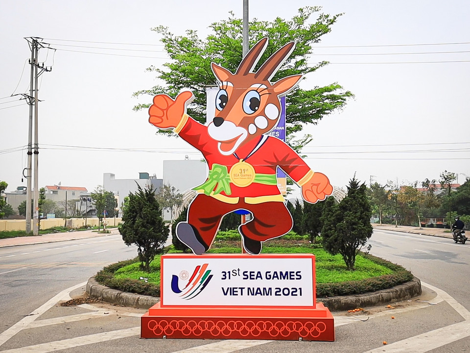 Phó Chủ tịch Thường trực Ủy ban Nhân dân tỉnh Bắc Ninh, ông Vương Quốc Tuấn cho biết SEA Games 31 là sự kiện quan trọng nên tỉnh Bắc Ninh nhanh chóng triển khai và hoàn thiện các nhiệm vụ được phân công. (Ảnh: PV/Vietnam+)