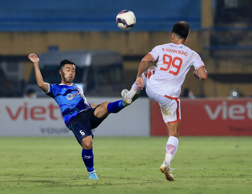 Trong khi đó, Viettel cũng có những tình huống đáp trả tương xứng. (Ảnh: PV/Vietnam+)