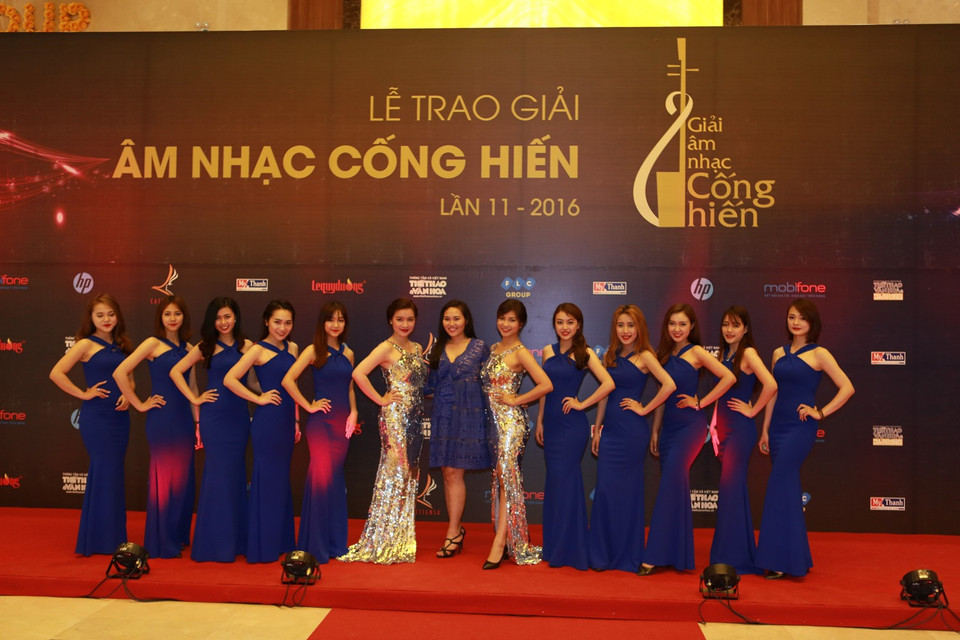 Quang cảnh Lễ trao giải Cống hiến lần thứ 11 trước khi khai màn. (Ảnh: BTC)