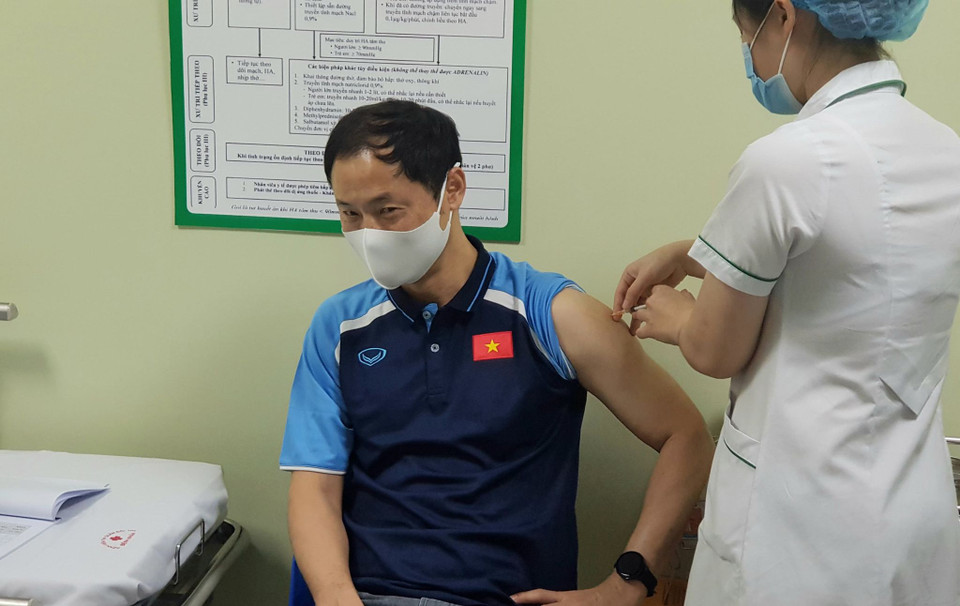 Dự kiến đội tuyển Việt Nam sẽ di chuyển sang UAE ngày 31/5 sau khi tập huấn ít ngày tại Việt Nam. Mục tiêu của đoàn quân huấn luyện viên Park Hang-seo là giành tấm vé vào vòng loại cuối cùng. (Ảnh: VFF) 