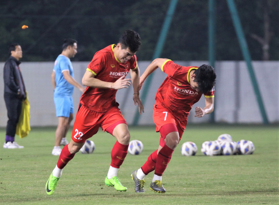 Sau 5 trận đấu ở lượt đi vòng loại thứ ba World Cup 2022, tuyển Việt Nam chịu không ít áp lực khi đã đều phải nhận thất bại. (Ảnh: VFF)