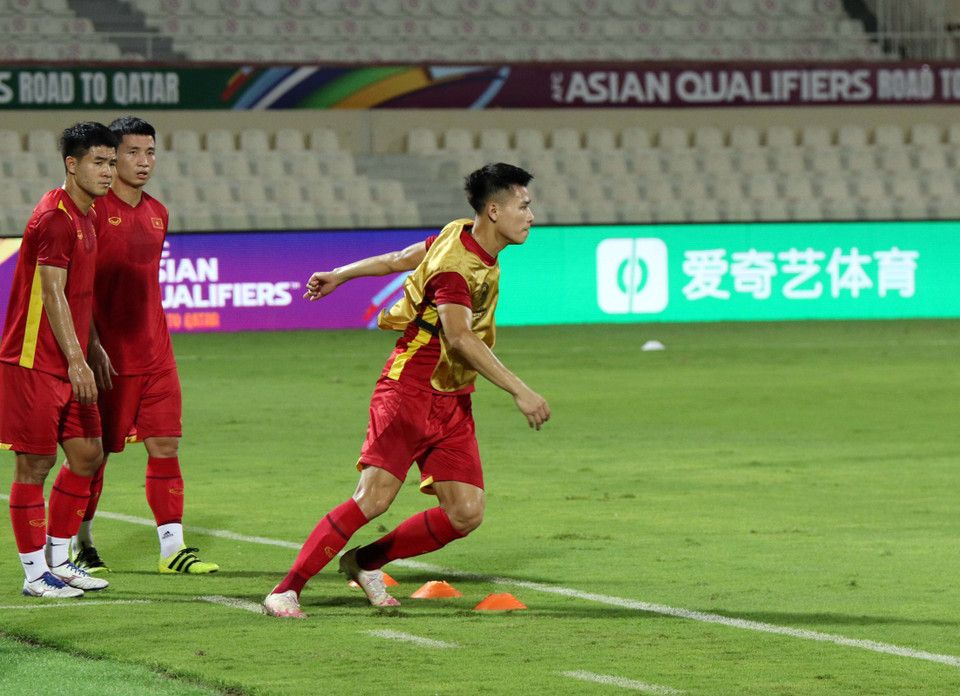 Tuyển Việt Nam sẽ mặc trang phục màu trắng ở trận tới khi đối thủ Trung Quốc chọn màu áo đỏ truyền thống với tư cách chủ nhà. (Ảnh: VFF)