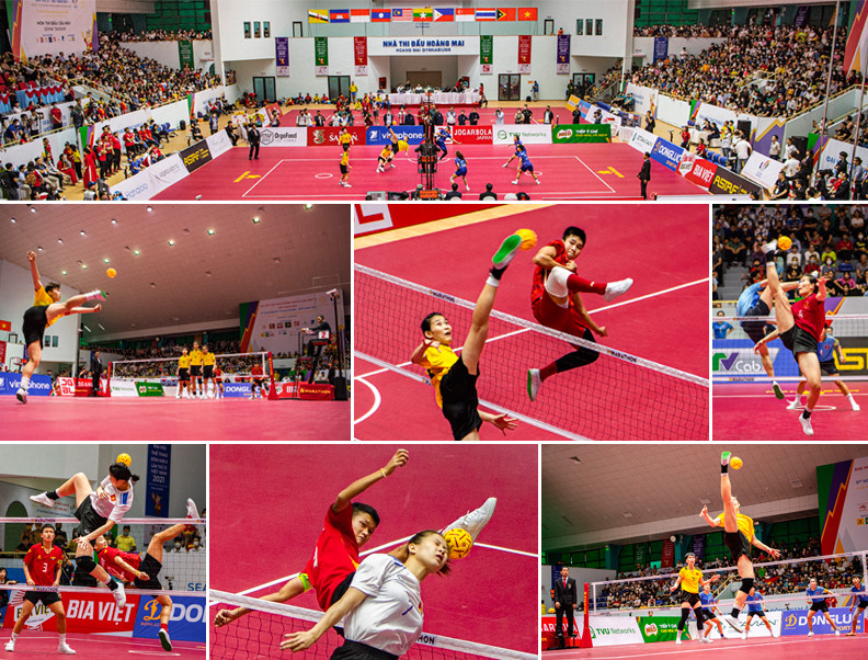 Tác phẩm 'Nữ Cầu Mây Việt Nam công thủ toàn diện' của tác giả Trần Nhân Quyền (Hà Nội). (Ảnh: NSNA VN)