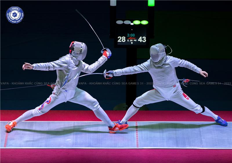 Tác phẩm 'Ghi điểm giành Huy Chương Vàng' từ tác giả Phạm Đình Thành (Hà Nội). (Ảnh: NSNA VN)