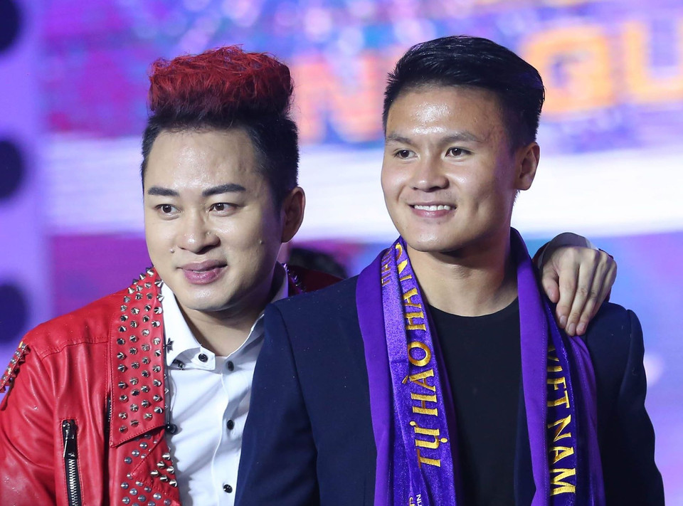 Mùa giải 2019, tiền vệ tuyển Việt Nam là một trong những cầu thủ có đóng góp lớn nhất vào thành công của Hà Nội FC. (Ảnh: Bá Huỳnh/Vietnam+)